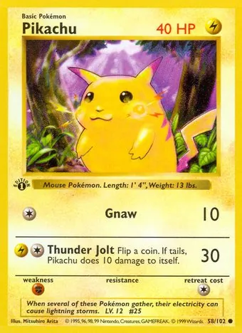 Base Set Pikachu